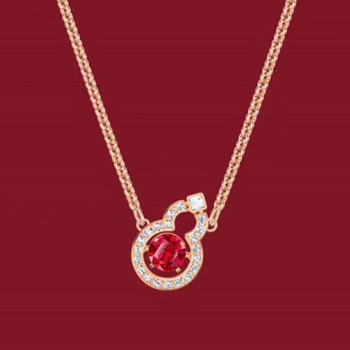 [럭셔리]Swarovski 2020 Ladies Necklace - 스와로브스키 2020 여성용 목걸이 ACC0203.(로즈골드)