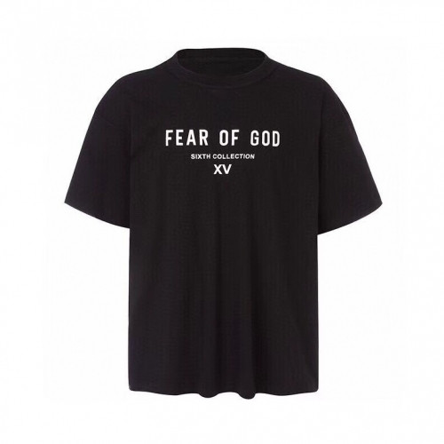 [피어오브갓]Fear of god 2020 Mm/Wm Oversize Minimal Cotton Short Sleeved Tshirts - 피어오브갓 2020 남/녀 미니멀 오버사이즈 코튼 반팔티 Fea0120x.Size(s - xl).블랙