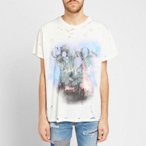 Amiri 2020 Mm/Wm Logo Cotton Short Sleeved Tshirts - 아미리 2020 남/녀 로고 코튼 반팔티 Ami0092x.Size(s - xl).화이트