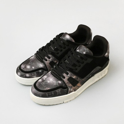 [업 신상]Louis Vuitton 2020 Mens Leather Sneakers -  루이비통 2020 남성용 레더 스니커즈 LOUS1085,Size(240 - 270).블랙
