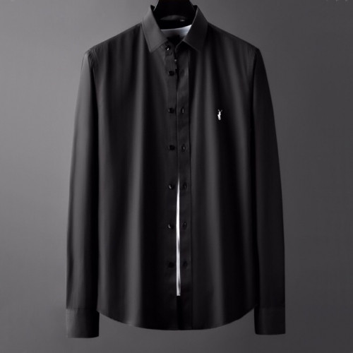 [폴로]Polo 2020 Mens Business Cotton Shirts - 폴로 2020 남성 비지니스 코튼 셔츠 Pol0062x.Size(m - 4xl).블랙