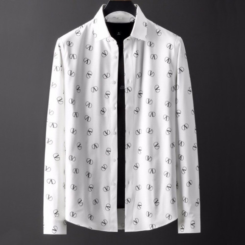 Valentino 2020 Mens Logo Casual Cotton Shirts - 발렌티노 2020 남성 로고 캐쥬얼 코튼 셔츠 Val0406x.Size(m - 3xl).화이트