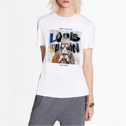 Louis vuitton 2020 Mm/Wm Logo Silket Short Sleeved Tshirts - 루이비통 2020 남/녀 로고 실켓 반팔티 Lou01888x.Size(s - xl).화이트
