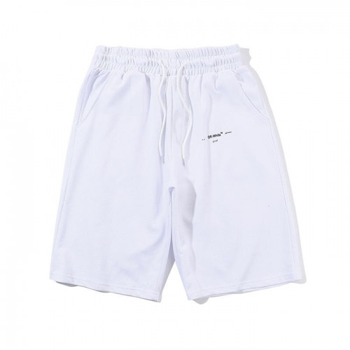 [오프화이트]Off white 2020 Mens Logo Casual Training Half Pants - 오프화이트 2020 남성 캐쥬얼 로고 트레이닝 반바지 Off0436x.Size(m - 2xl).화이트