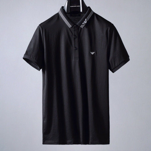 [알마니]Armani 2020 Mens Logo Silket Short Sleeved Tshirts - 알마니 2020 남성 로고 실켓 반팔티 Arm0711x.Size(m - 4xl).블랙