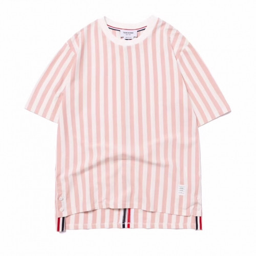 [톰브라운]Thom Browne 2020 Mm/Wm Casual Cotton Short Sleeved Polo Tshirts - 톰브라운 2020 남/녀 캐쥬얼 코튼 폴로 반팔티 Tho0824x.Size(m - 2xl).핑크