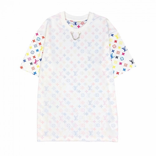[루이비통]Louis vuitton 2020 Mm/Wm Logo Silket Short Sleeved Tshirts - 루이비통 2020 남/녀 로고 실켓 반팔티 Lou01910x.Size(s - xl).화이트