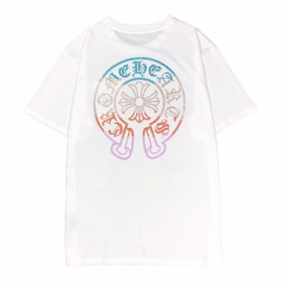 [크롬하츠]Chrome hearts 2020 Mens Logo Casual Short Sleeved Tshirts - 크롬하츠 2020 남성 로고 캐쥬얼 반팔티 Chr0181x.Size(s - xl).화이트