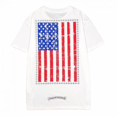 [크롬하츠]Chrome hearts 2020 Mens Logo Casual Short Sleeved Tshirts - 크롬하츠 2020 남성 로고 캐쥬얼 반팔티 Chr0184x.Size(s - xl).화이트