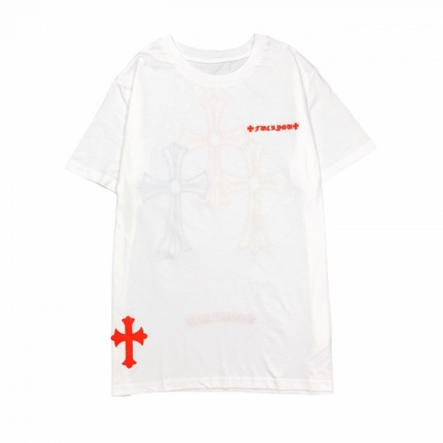 [크롬하츠]Chrome hearts 2020 Mens Logo Casual Short Sleeved Tshirts - 크롬하츠 2020 남성 로고 캐쥬얼 반팔티 Chr0205x.Size(s - xl).화이트