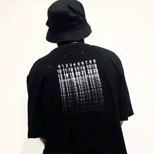 [메종 마르지엘라]Maison margiela 2020 Mens Deserve Printing Cotton Short Sleeved Tshirts - 메종 마르지엘라 2020 남성 프린팅 코튼 반팔티 Mai0020x.Size(s - xl).블랙