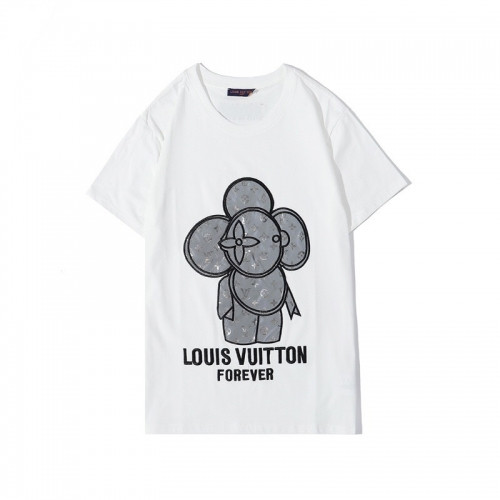 Louis vuitton 2020 Mens Logo Cotton Short Sleeved Tshirts - 루이비통 2020 남성 로고 코튼 반팔티 Lou01988x.Size(s - 2xl).화이트