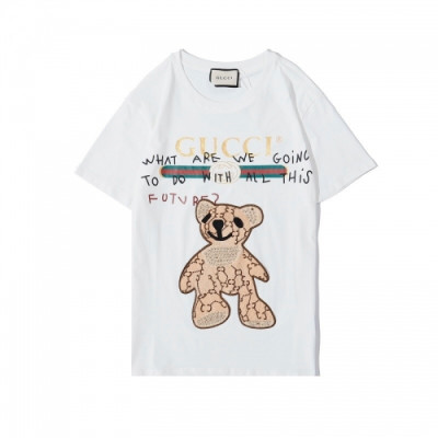 [매장판]Gucci 2020 Mm/Wm Logo Cotton Short Sleeved Tshirts - 구찌 2020 남/녀 로고 코튼 반팔티 Guc02846x.Size(s - 2xl).화이트
