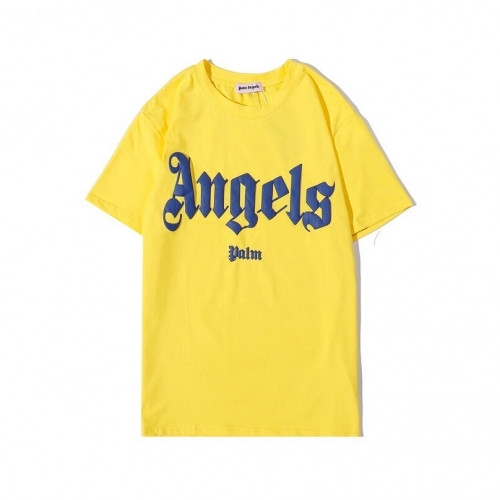 [팜 엔젤스]Palm Angels 2020 Mm/Wm Logo Cotton Short Sleeved Tshirts - 팜 엔젤스 2020 남/녀 로고 코튼 반팔티셔츠 Pam0158x.Size(s - 2xl).옐로우