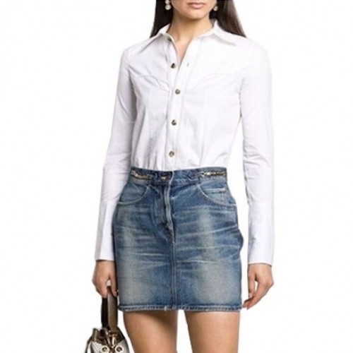 Celine 2020 Womens Classic Denim Skirts - 셀린느 2020 여성 클래식 데님 스커트 Cel0064x.Size(25 - 30).블루