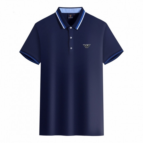 [알마니]Armani 2020 Mens Logo Silket Short Sleeved Tshirts - 알마니 2020 남성 로고 실켓 반팔티 Arm0720x.Size(m - 4xl).네이비