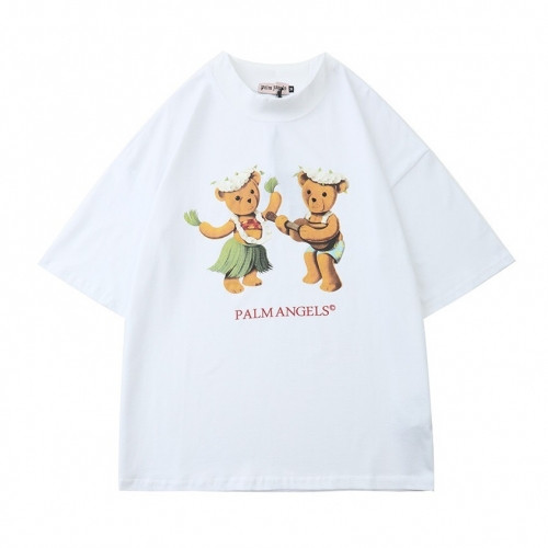 [팜 엔젤스]Palm Angels 2020 Mm/Wm Logo Cotton Short Sleeved Tshirts - 팜 엔젤스 2020 남/녀 로고 코튼 반팔티셔츠 Pam0167x.Size(s - 2xl).화이트