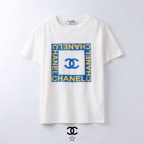 [샤넬]Chanel 2020 Mm/Wm 'CC' Logo Cotton Short Sleeved Tshirts - 샤넬 2020 남/녀 'CC'로고 코튼 반팔티 Cnl0597x.Size(s - 2xl).화이트