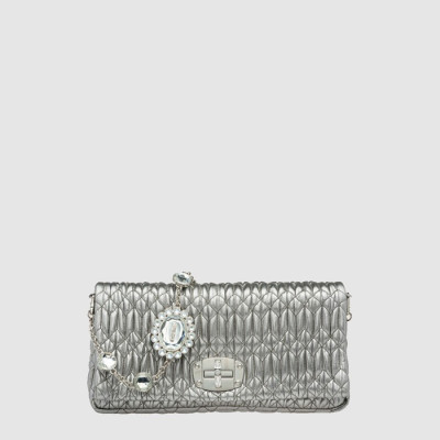미우미우 여성 아이코닉 크리스털 가죽 백 - Miumiu Womens Iconic Crystal Leather Bag - miu400x