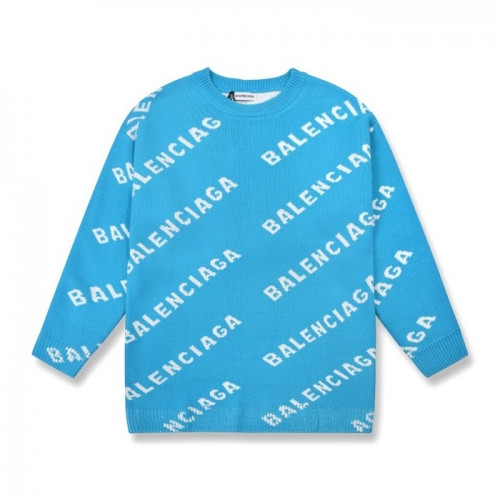 [발렌시아가]Balenciaga 2020 Mm/Wm Logo Crew-neck Sweaters - 발렌시아가 2020 남자 로고 크루넥 스웨터 Bal0685x.Size(xs - m).블루