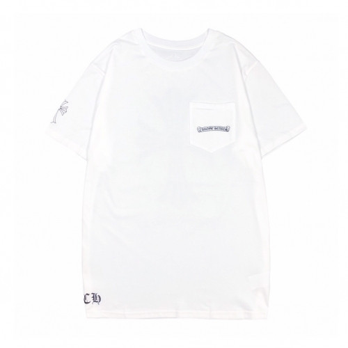 [크롬하츠]Chrome hearts 2020 Mens Logo Casual Short Sleeved Tshirts - 크롬하츠 2020 남성 로고 캐쥬얼 반팔티 Chr0254x.Size(s - xl).화이트