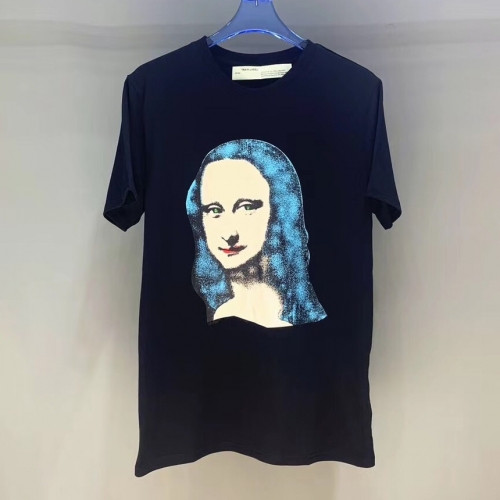 [오프화이트]Off-white 2020 Mm/Wm Printing Logo Crew - neck Cotton Short Sleeved Tshirts - 오프화이트 2020 남자 프린팅 로고 크루넥 오버사이즈 코튼 반팔티 Off0467x.Size(s - xl).블랙
