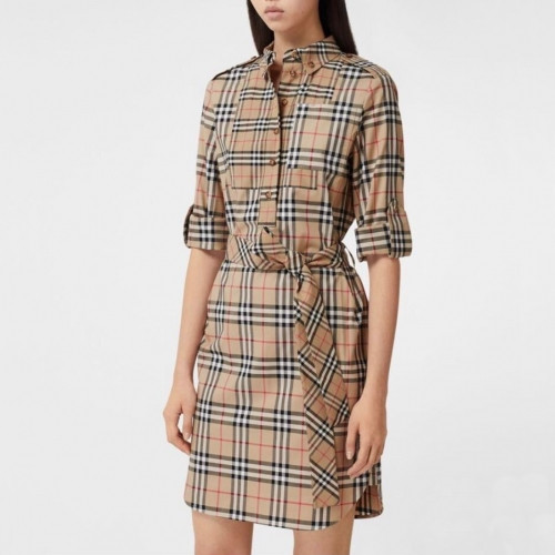Burberry Ladies Trendy Ribbon One-piece - 버버리 여성 트렌디 리본 원피스 - bur2819x
