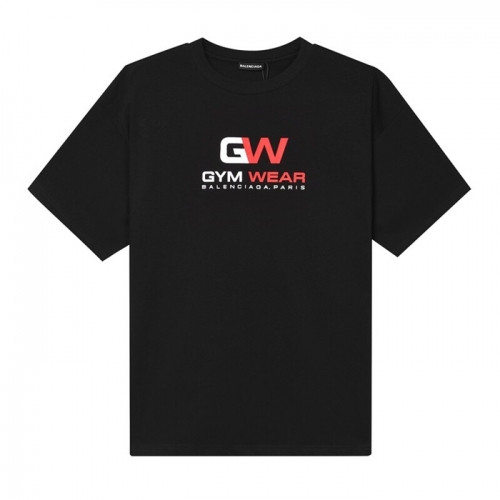 [발렌시아가]Balenciaga 2020 Mm/Wm Logo Cotton Short Sleeved Tshirts - 발렌시아가 2020 남자 로고 오버사이즈 코튼 반팔티 Bal0699x.Size(xs - l).블랙