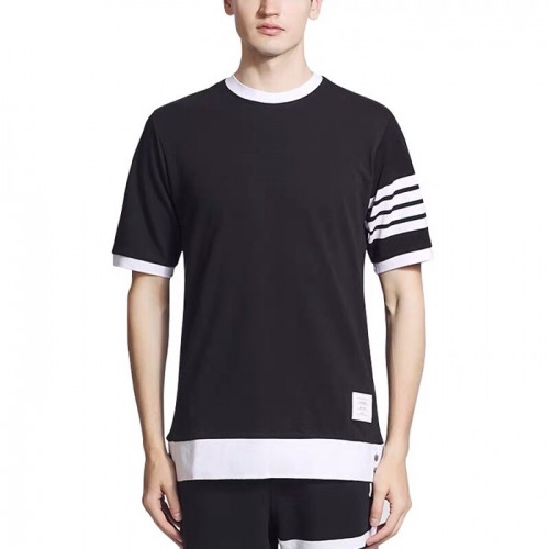[톰브라운]Thom Browne 2020 Mens Casual Short Sleeved Tshirts - 톰브라운 2020 남성 캐쥬얼 반팔티 Tho0932x.Size(s - 3xl).블랙
