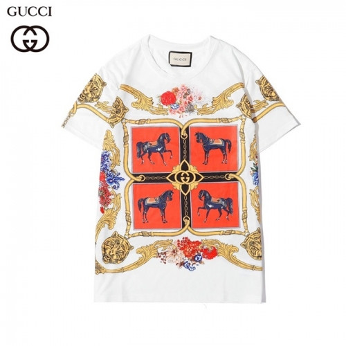 [매장판]Gucci 2020 Mm/Wm Logo Short Sleeved Tshirts - 구찌 2020 남자 로고 반팔티 Guc02951x.Size(s - 2xl).화이트