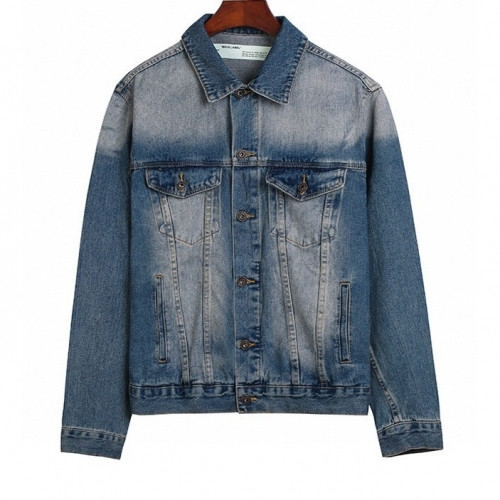 Off-white 2020 Mens Logo Casual Denim Jackets - 오프화이트 2020 남성 로고 캐쥬얼 데님 재킷 Off0478x.Size(s - xl).블루