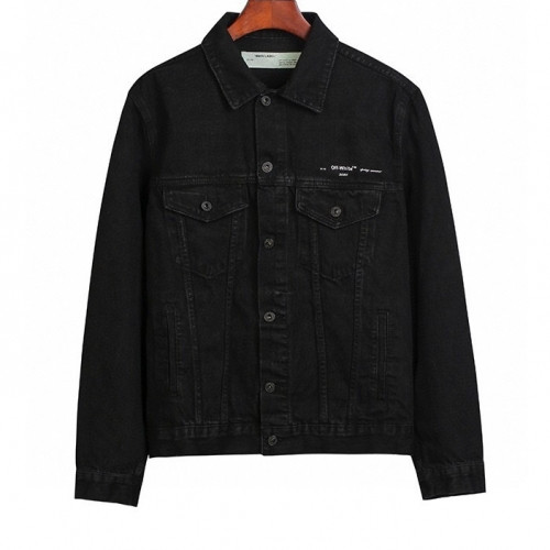 Off-white 2020 Mens Logo Casual Denim Jackets - 오프화이트 2020 남성 로고 캐쥬얼 데님 재킷 Off0479x.Size(s - xl).블랙