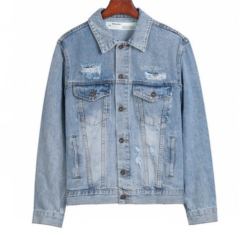 Off-white 2020 Mens Logo Casual Denim Jackets - 오프화이트 2020 남성 로고 캐쥬얼 데님 재킷 Off0480x.Size(s - xl).블루