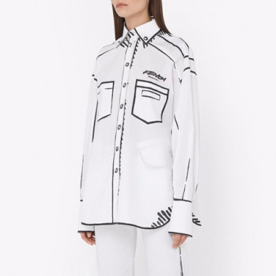 Fendi Womens Trendy Tshirts - 펜디 여성 트렌디 셔츠 - fen769x