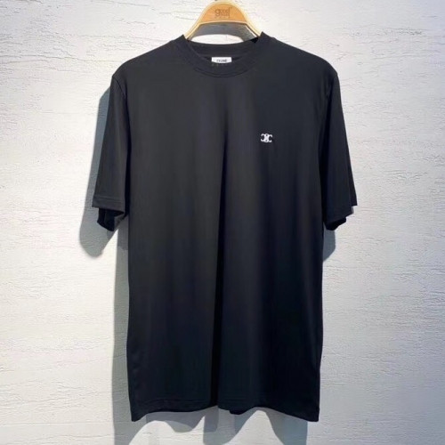 Celine 2020 Mm/Wm Hedi Slimane Logo Cotton Short Sleeved Tshirts - 셀린느 2020 남/녀 로고 코튼 반팔티 Cel0070x.Size(m - 2xl).블랙