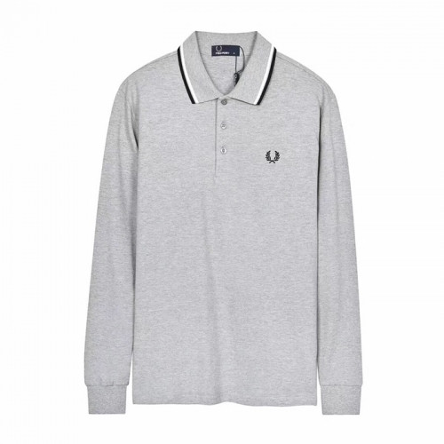 Fredperry 2020 Mens Cotton Polo Tshirts - 프레드페리 2020 남성 코튼 폴로 긴팔티 Fre0022x.Size(m - 2xl).그레이