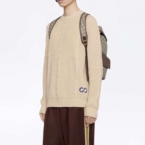 Gucci 2020 Mens Logo Crew-neck Sweaters - 구찌 2020 남성 로고 코튼 크루넥 스웨터 Guc02976x.Size(s - xl).아이보리