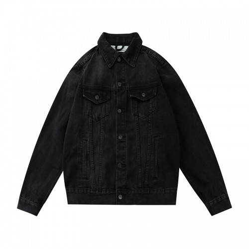 Off-white 2020 Mens Logo Casual Denim Jackets - 오프화이트 2020 남성 로고 캐쥬얼 데님 재킷 Off0507x.Size(m - 2xl).블랙