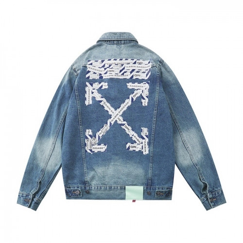 Off-white 2020 Mens Logo Casual Denim Jackets - 오프화이트 2020 남성 로고 캐쥬얼 데님 재킷 Off0508x.Size(m - 2xl).블루