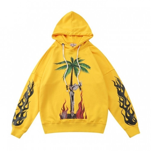 [팜 엔젤스]Palm Angels 2020 Mm/Wm Logo Cotton Hoodie - 팜 엔젤스 2020 남자 로고 코튼 후디 Pam0205x.Size(m - 2xl).옐로우