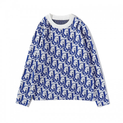 Dior 2020 Mens Retro Logo Crew-neck Sweaters - 디올 2020 남성 레트로 로고 크루넥 스웨터 Dio0772x.Size(m - 2xl).블루