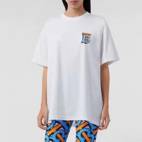 Burberry Mm/Wm Logo Cotton Short Sleeved Tshirts - 버버리 2020 남/녀 로고 코튼 반팔티 Bur02870x.Size(xs - xl).화이트