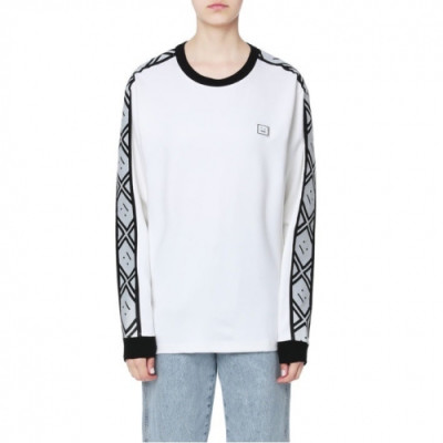 Acne 2020 Mm/Wm Logo Cotton Tshirts - 아크네 2020 남/녀 로고 코튼 맨투맨 Acn0088x.Size(xs - m).화이트