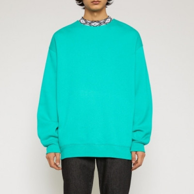 Acne 2020 Mm/Wm Logo Oversize Tshirts - 아크네 2020 남/녀 로고 오버사이즈 맨투맨 Acn0090x.Size(xs - m).블루