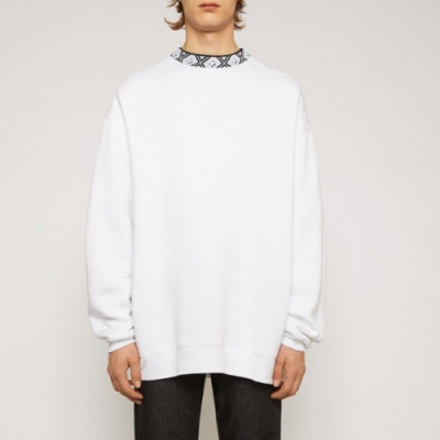 Acne 2020 Mm/Wm Logo Cotton Tshirts - 아크네 2020 남/녀 로고 코튼 맨투맨 Acn0092x.Size(xs - m).화이트