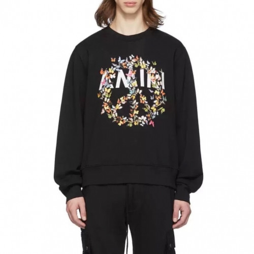 Amiri 2020 Mens Logo Casual Cotton Tshirts - 아미리 2020 남성 로고 캐쥬얼 코튼 맨투맨 Ami0112x.Size(m - 2xl).블랙