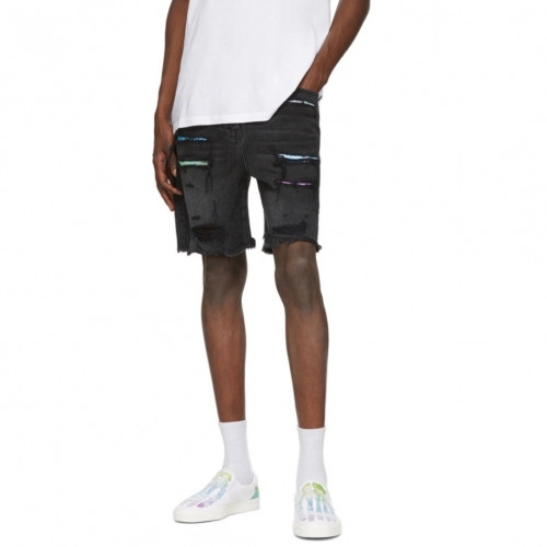 Amiri 2020 Mens Casual Denim Half Pants - 아미리 2020 남성 캐쥬얼 데님 반바지 Ami0124x.Size(29 - 40). 블랙