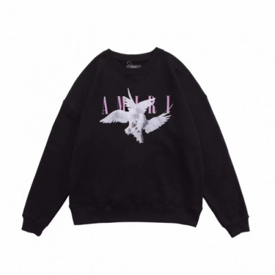 Amiri 2020 Mens Logo Casual Cotton Oversize Man-to-man - 아미리 2020 남성 로고 캐쥬얼 코튼 오버사이즈 맨투맨 Ami0127x.Size(s - xl).블랙