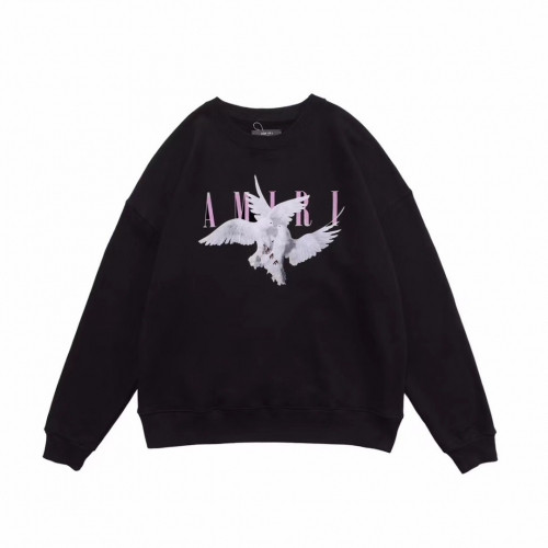 Amiri 2020 Mens Logo Casual Cotton Oversize Man-to-man - 아미리 2020 남성 로고 캐쥬얼 코튼 오버사이즈 맨투맨 Ami0127x.Size(s - xl).블랙