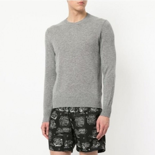 Moncler 2020 Mens Retro Logo Crew-neck Sweaters - 몽클레어 2020 남성 레트로 로고 크루넥 스웨터 Moc01833x.Size(s - 2xl).그레이